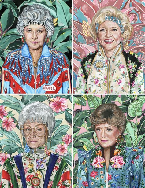 golden girl gucci art|home goods golden girls painting.